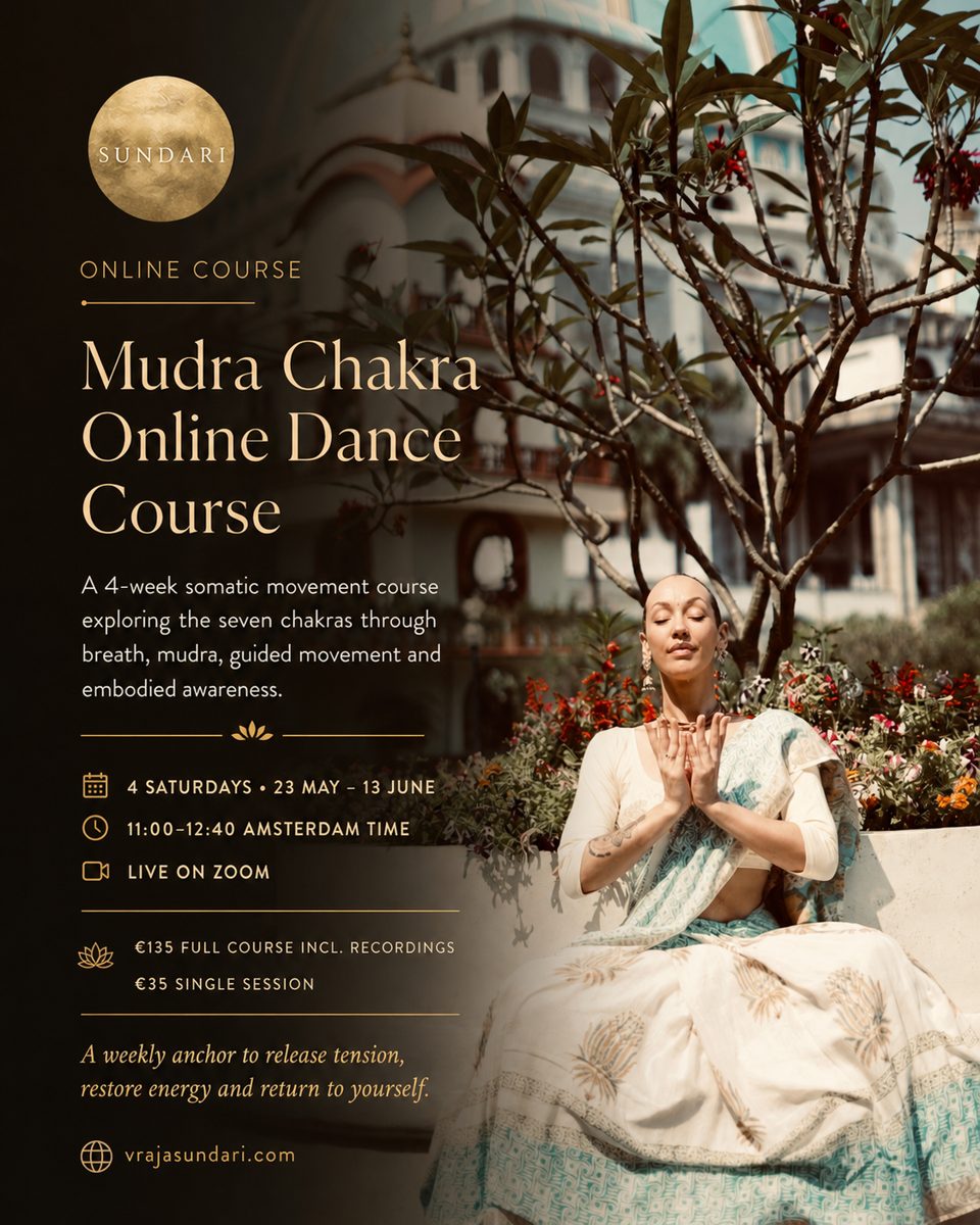 Mudra Chakra Online Dance Course · 4 Saturdays from 23 May